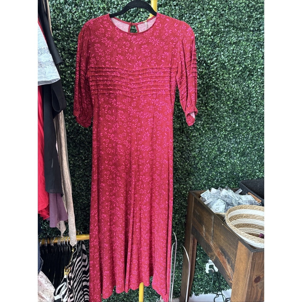Free People Women's Jessie midi Dress size 0 NWT $128